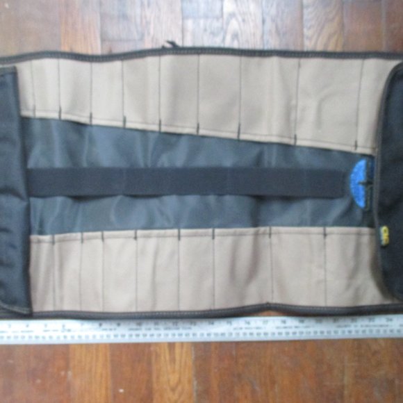 Canvas Tool Roll DeHaviland Aircraft of Canada embroidered airplane tool caddy - Picture 3 of 6